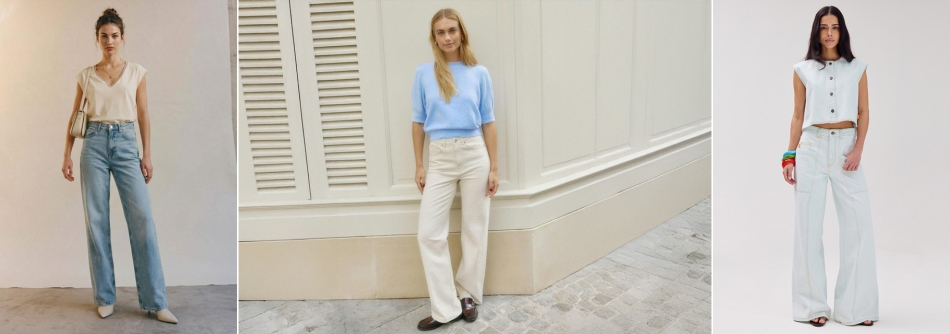 Flared jeans