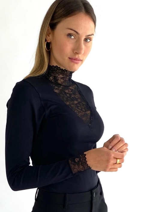 Minus zwarte dames t-shirt | 