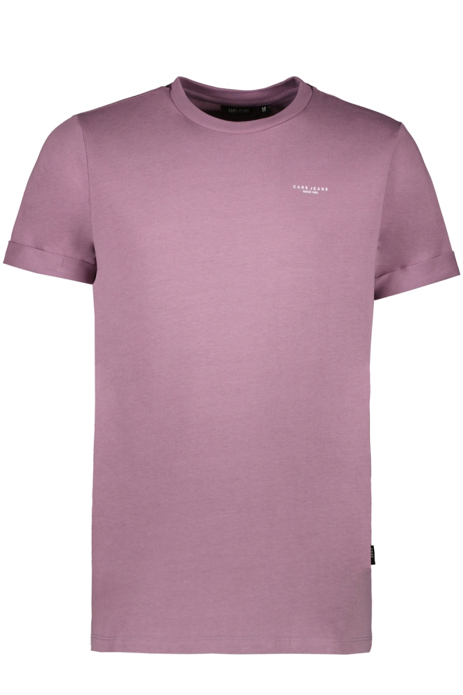 Cars paarse heren t-shirt | Vooraanzicht