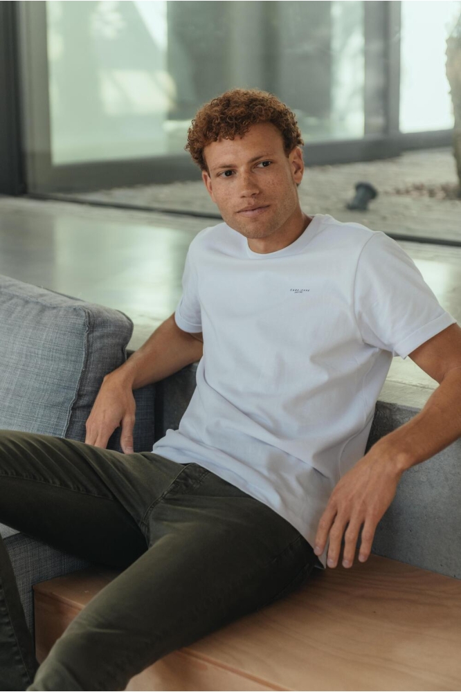 Cars witte heren t-shirt | Sfeerbeeld, In situatie