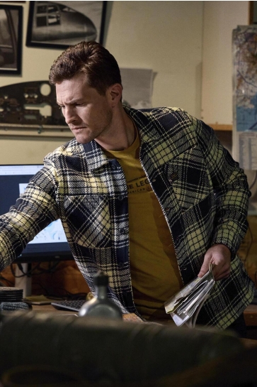 PME legend Overhemd OVERSHIRT MET GEBLOKT PATROON PSI2309240 5281