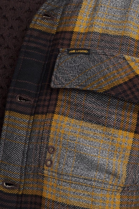 PME legend paarse heren overhemd | Close up