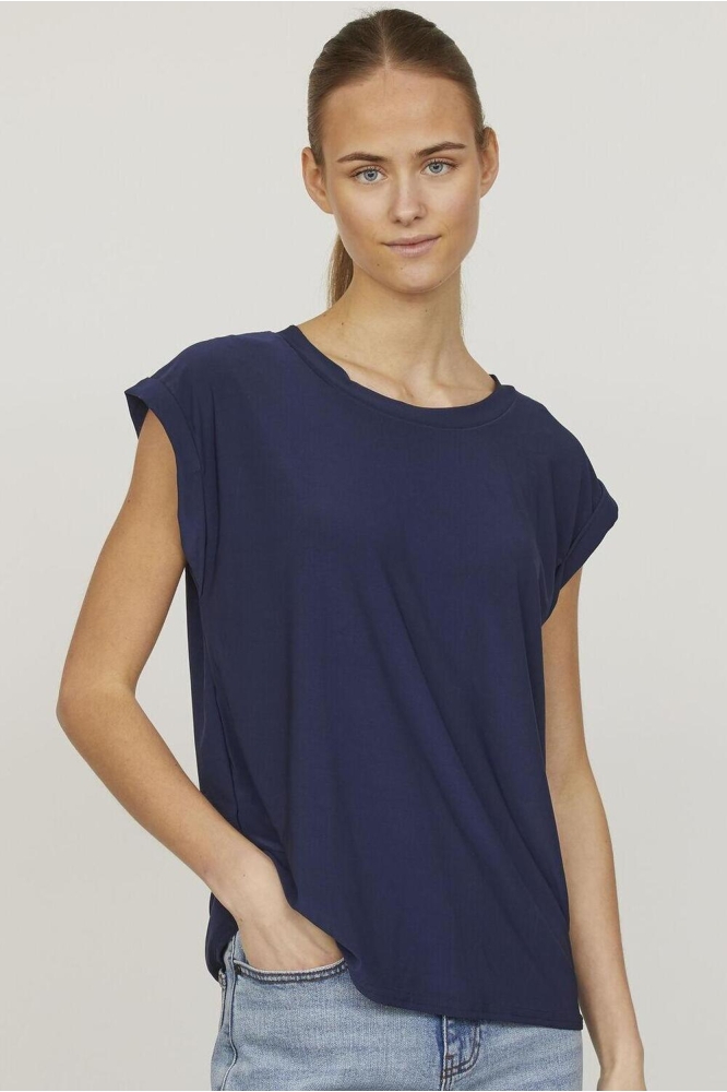 SisterS point blauwe dames t-shirt | Model