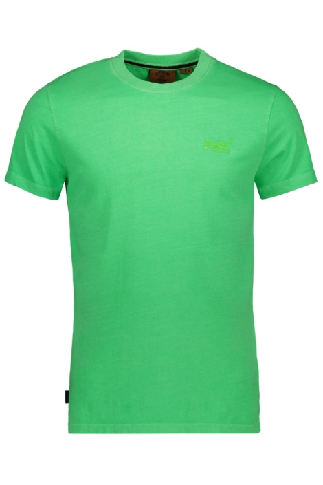 Superdry groene heren t-shirt | Vooraanzicht