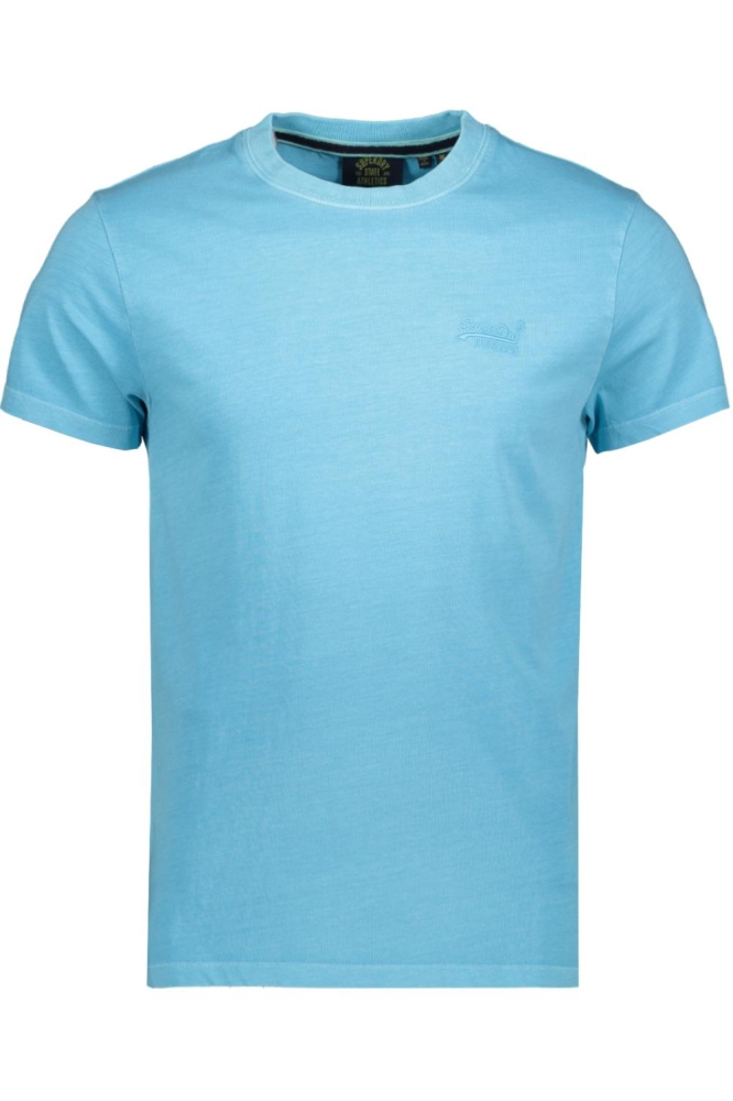 Superdry blauwe heren t-shirt | Vooraanzicht