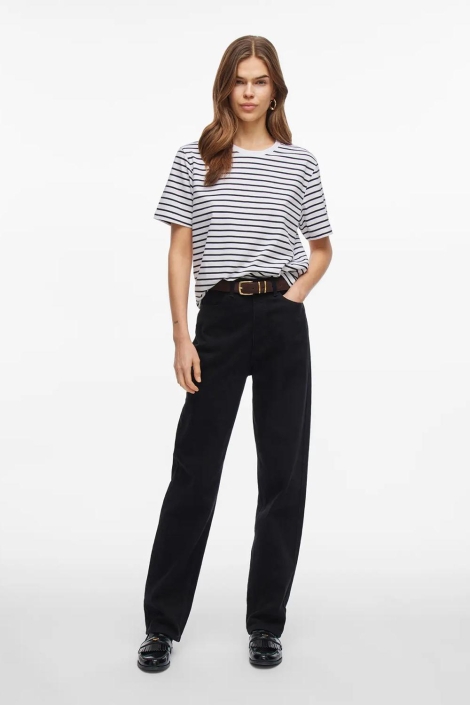 Vila witte dames t-shirt | Model