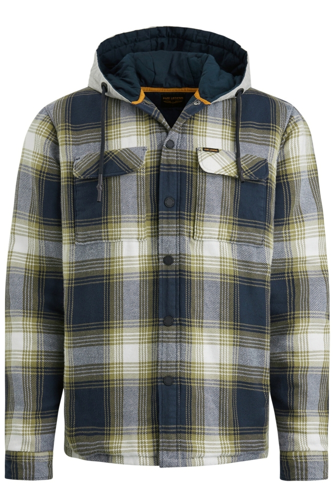 PME legend blauwe heren overhemd | Vooraanzicht