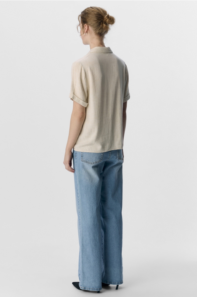 Object beige dames blouse | Model