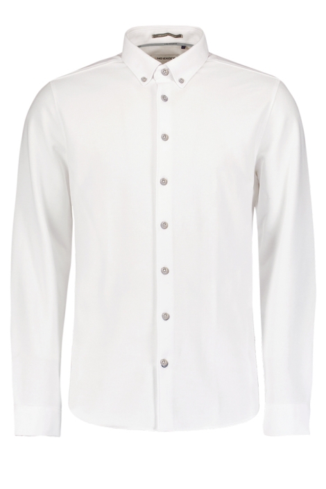 NO-EXCESS witte heren overhemd | Vooraanzicht