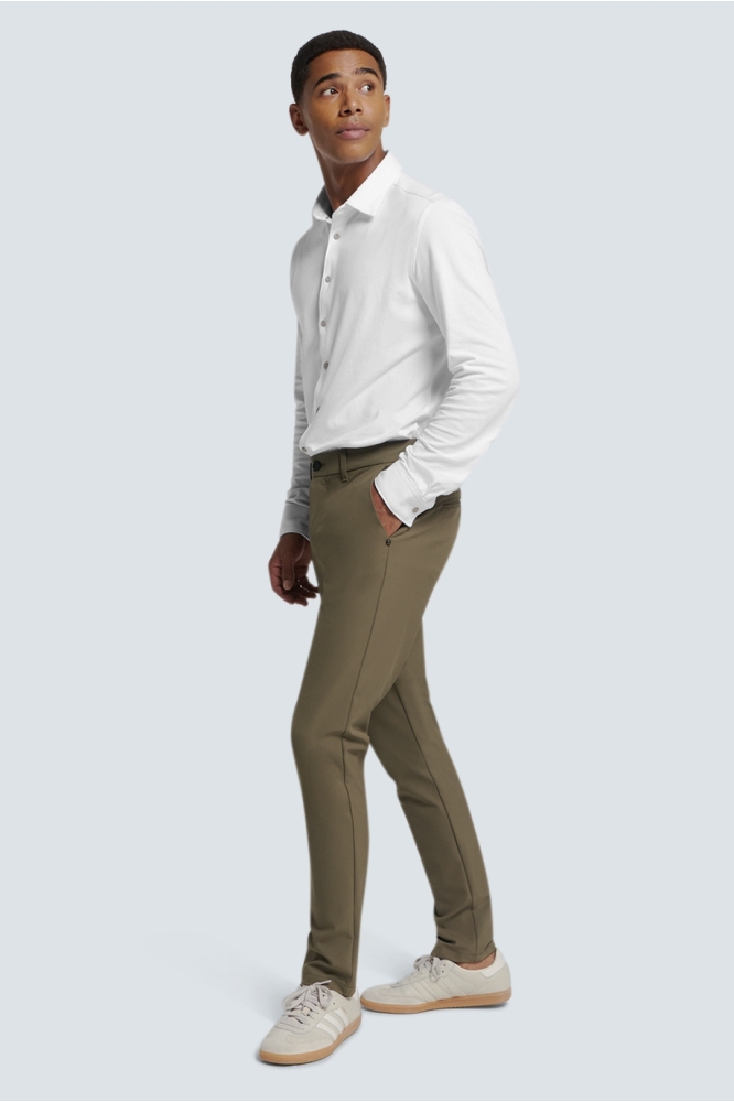 NO-EXCESS witte heren overhemd | Model