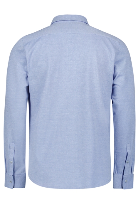 NO-EXCESS blauwe heren overhemd | Achteraanzicht