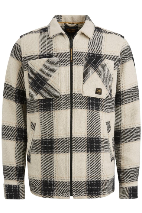 PME legend beige heren overhemd | Vooraanzicht