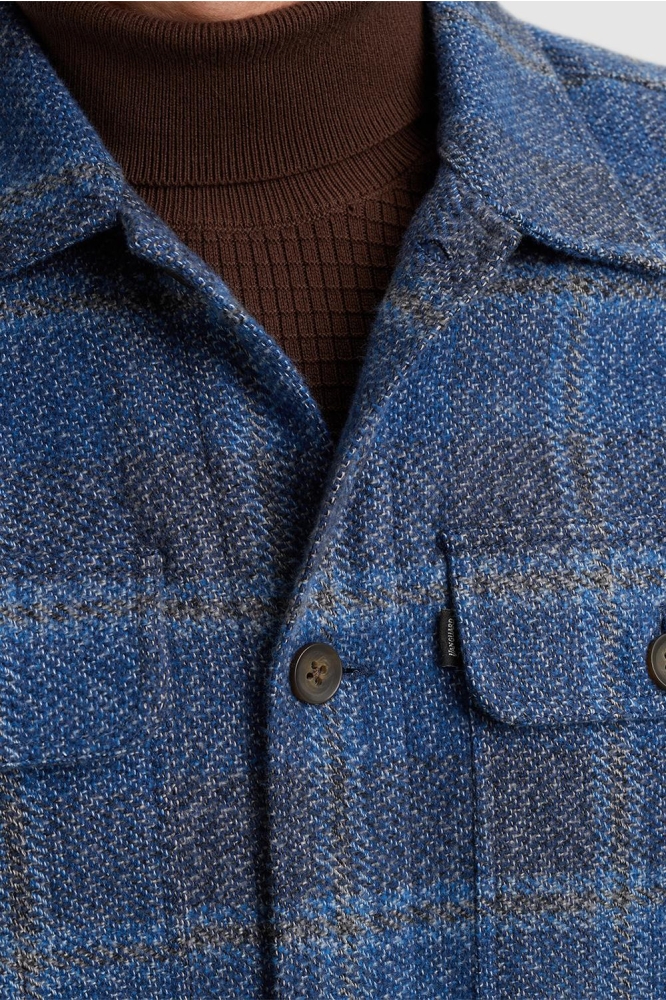 Vanguard blauwe heren overhemd | Close up