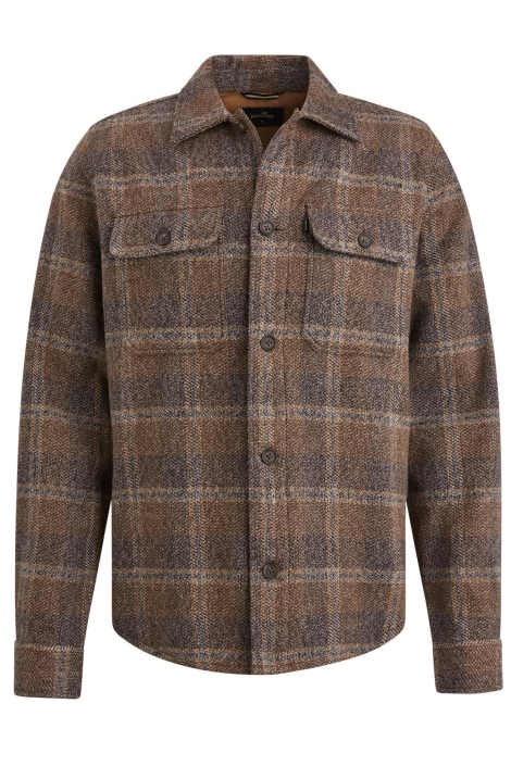 Vanguard bruine heren overhemd | Vooraanzicht