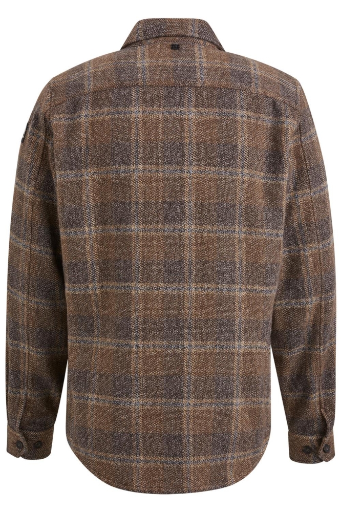 Vanguard bruine heren overhemd | Achteraanzicht