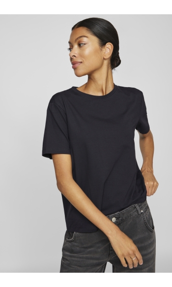 VINORA S/S T-SHIRT - NOOS 14103448 BLACK BEAUTY
