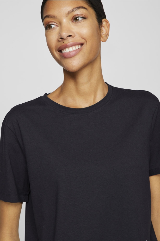 Vila zwarte dames t-shirt | Close up