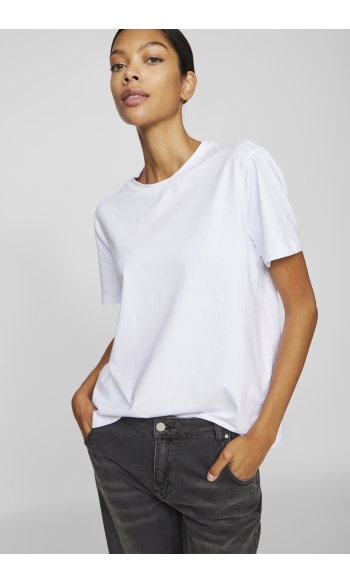 VINORA S/S T-SHIRT - NOOS 14103448 BRIGHT WHITE