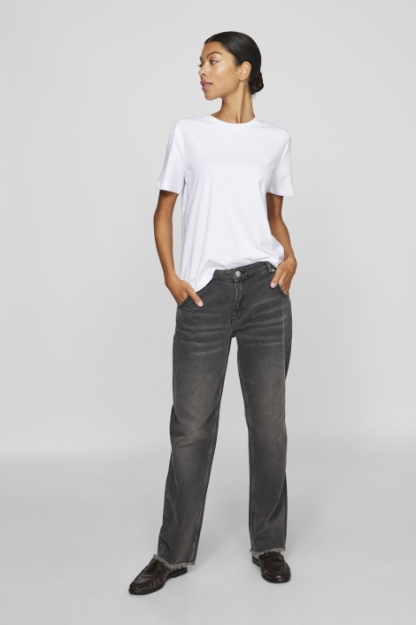 Vila witte dames t-shirt | Model