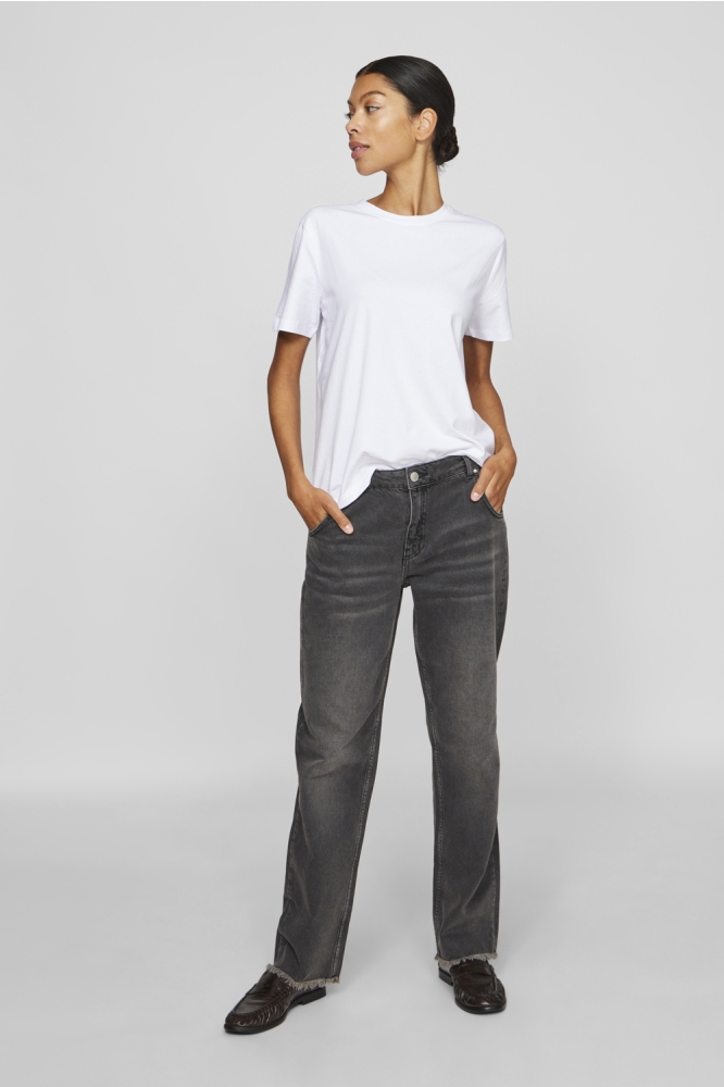 Vila witte dames t-shirt | Model