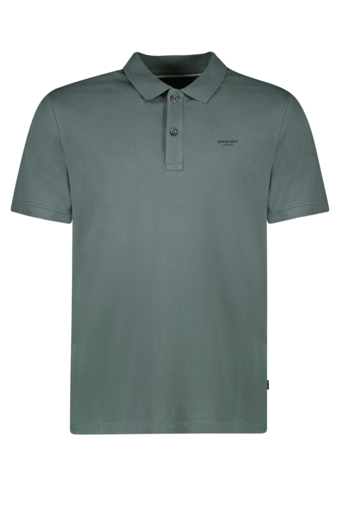 Cars groene heren polo | Vooraanzicht