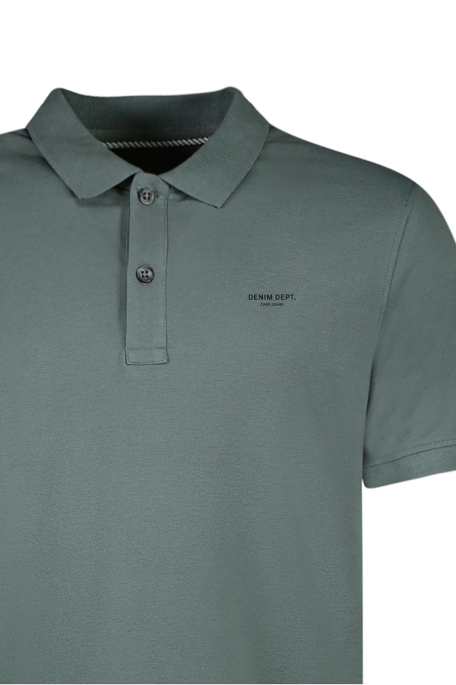 Cars groene heren polo | Close up