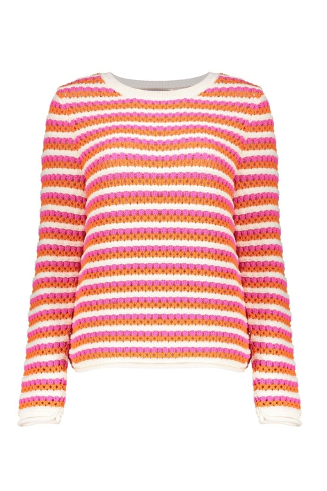 Geisha multi color dames trui | Vooraanzicht