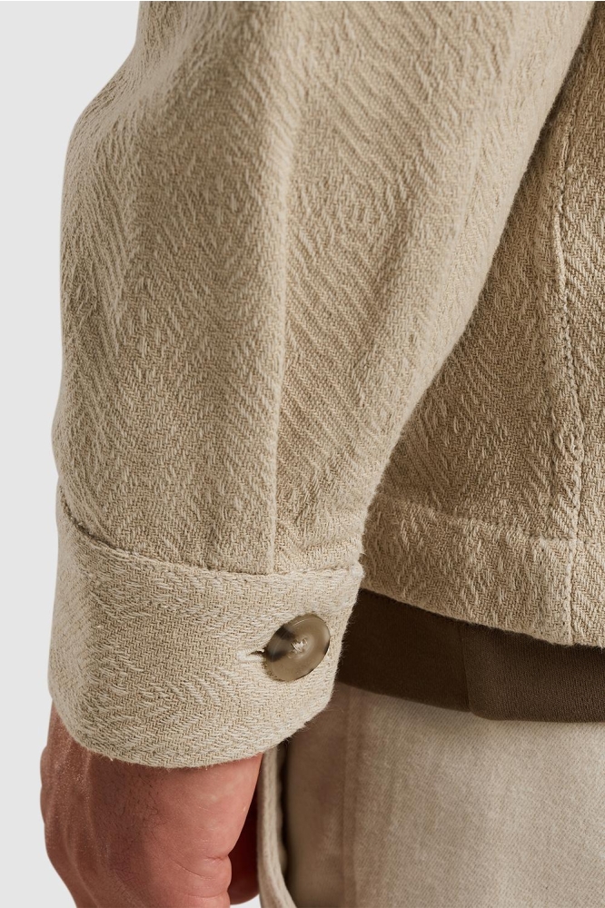 Cast Iron ecru heren overhemd | Unique Selling Point