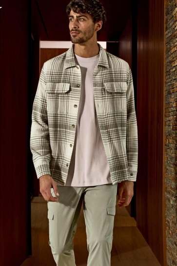 Cast Iron SHIRT JACKET MET RUITPATROON CSI2502210 7165