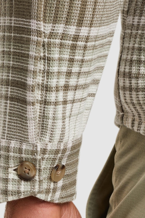 Cast Iron groene heren overhemd | Unique Selling Point