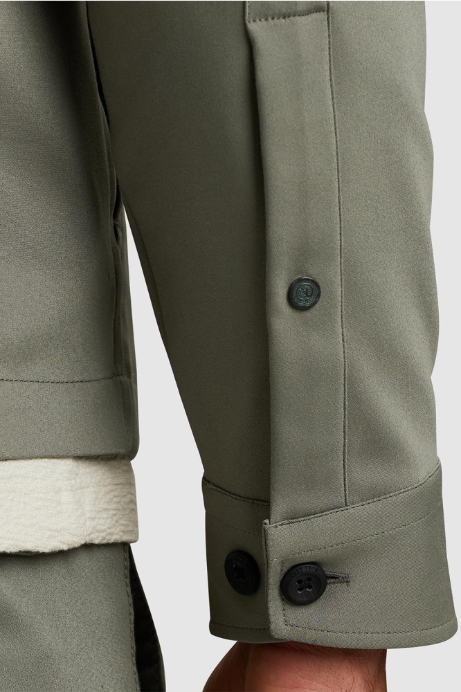 Cast Iron groene heren overhemd | Close up