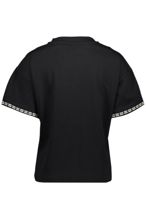 Vila zwarte dames t-shirt | Achteraanzicht