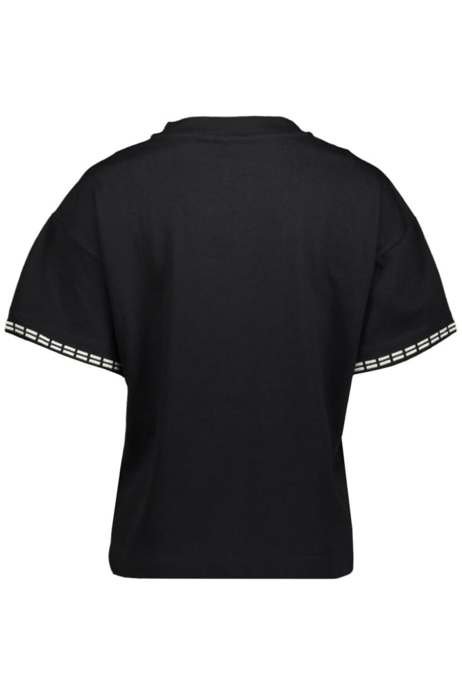 Vila zwarte dames t-shirt | Achteraanzicht