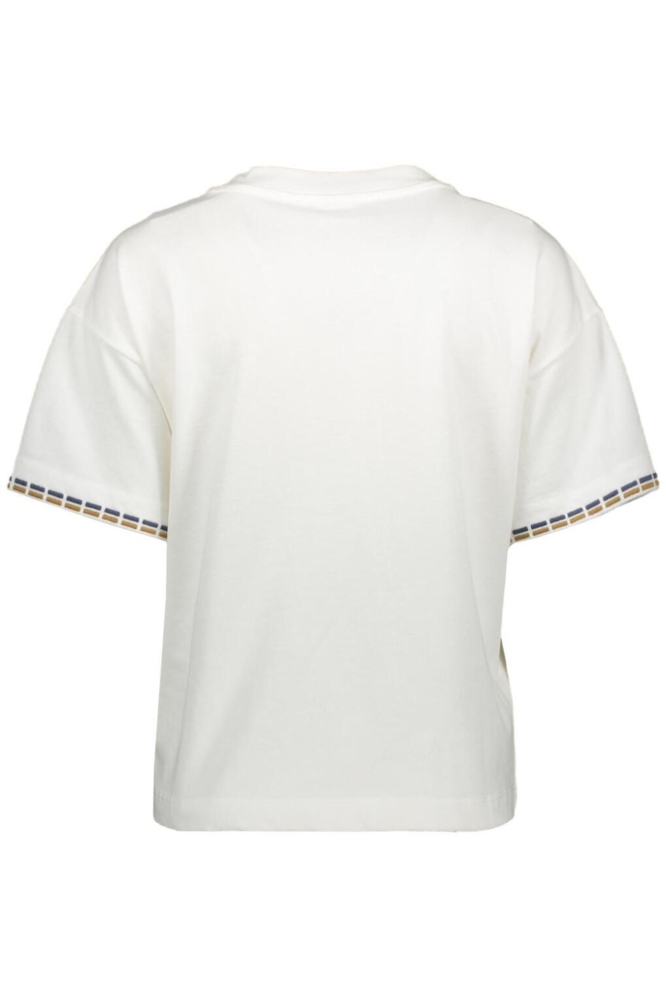 Vila witte dames t-shirt | Achteraanzicht