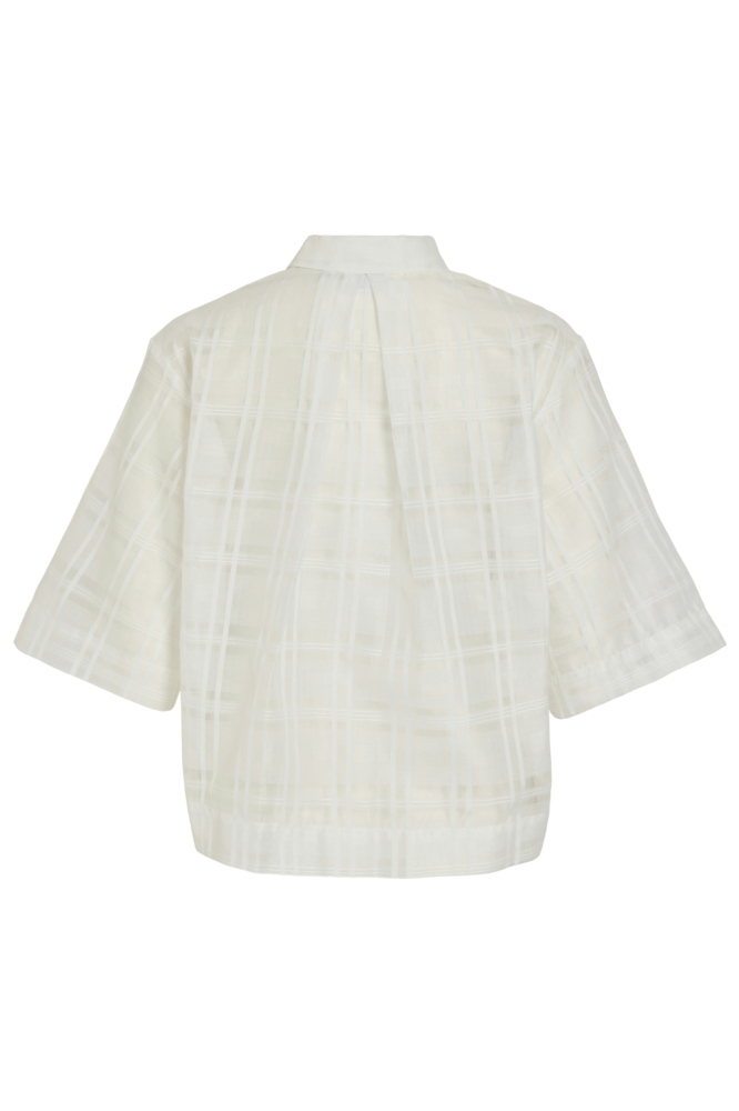 Vila witte dames blouse | Achteraanzicht