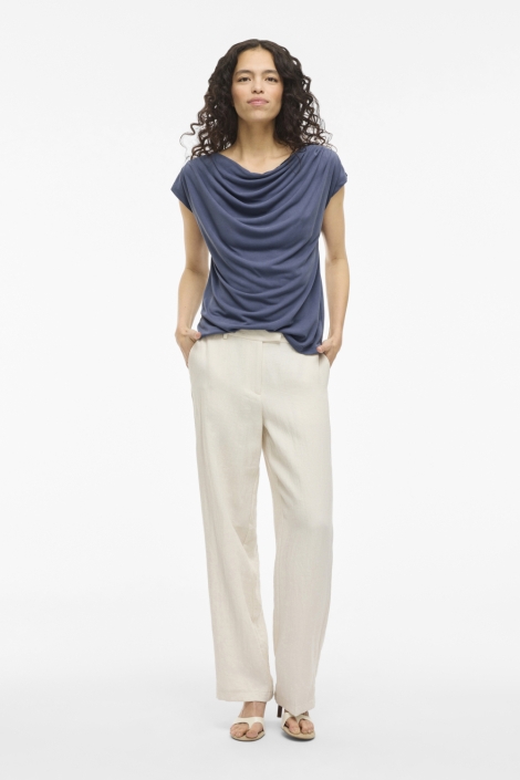 Vila blauwe dames t-shirt | Model