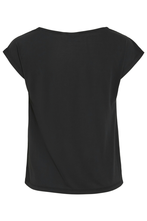 Vila zwarte dames t-shirt | Achteraanzicht