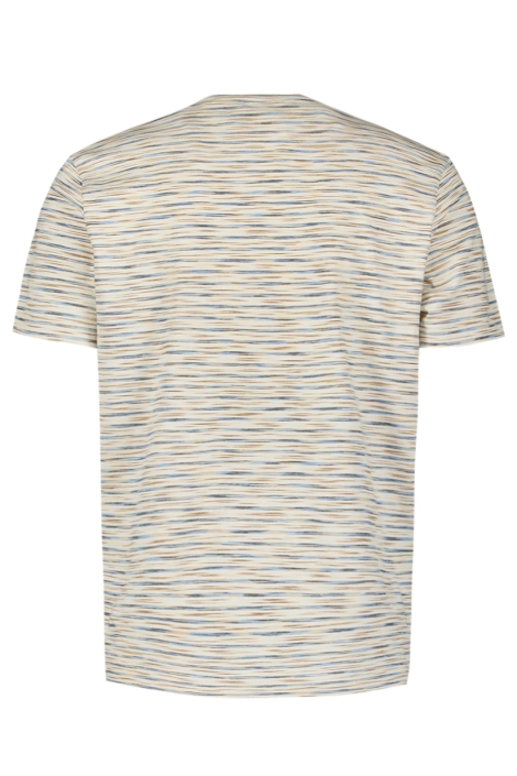 NO-EXCESS beige heren t-shirt | Achteraanzicht