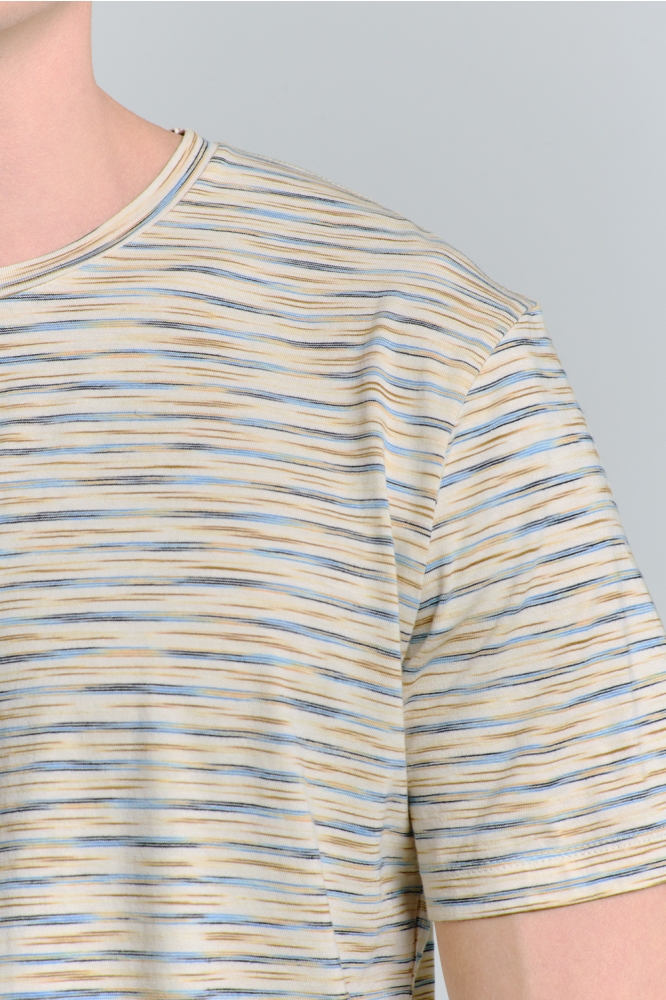 NO-EXCESS beige heren t-shirt | Kleurstaal