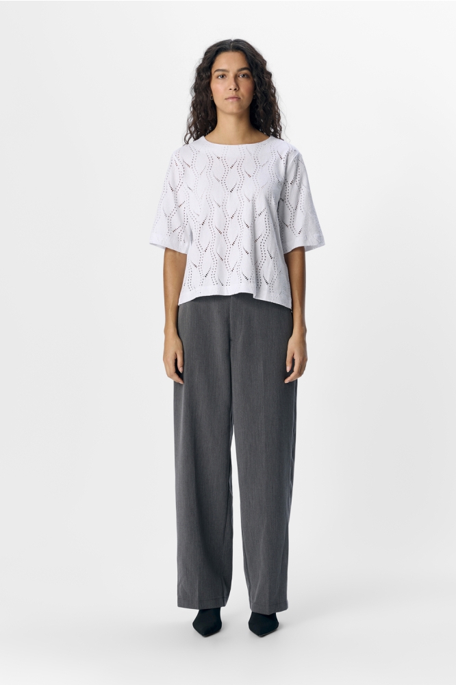 Object witte dames t-shirt | Model