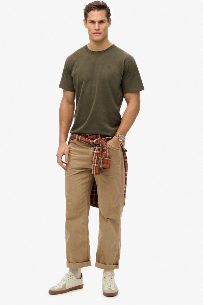 Superdry groene heren t-shirt | Model