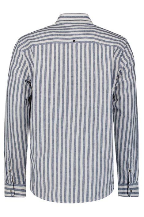 NO-EXCESS blauwe heren overhemd | Achteraanzicht