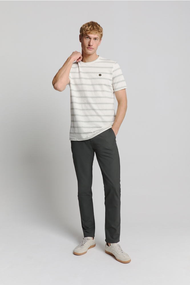 NO-EXCESS witte heren t-shirt | Model