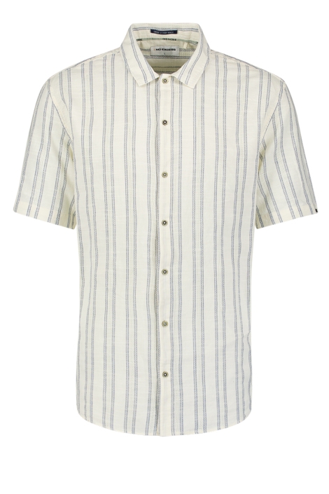 NO-EXCESS witte heren overhemd | Vooraanzicht