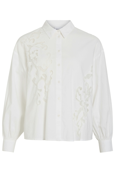 Vila witte dames blouse | Vooraanzicht