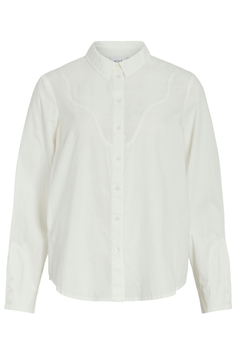Vila witte dames blouse | Vooraanzicht
