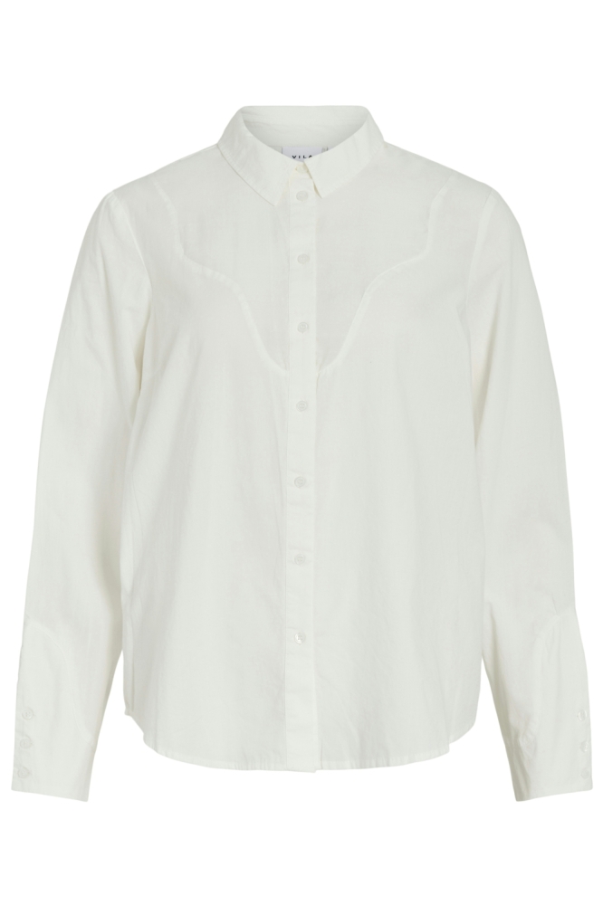 Vila witte dames blouse | Vooraanzicht