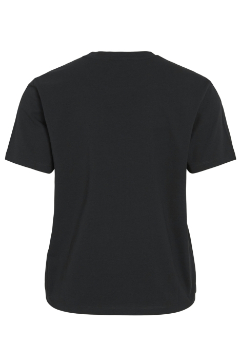 Vila zwarte dames t-shirt | Achteraanzicht