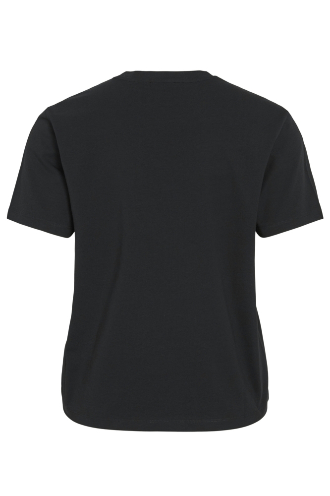 Vila zwarte dames t-shirt | Achteraanzicht