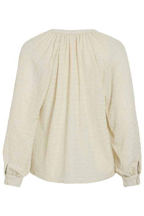 Vila beige dames blouse | Achteraanzicht